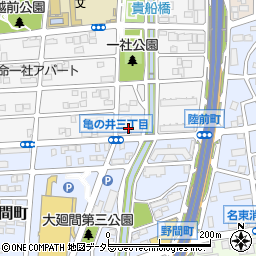 愛知県名古屋市名東区亀の井3丁目145周辺の地図