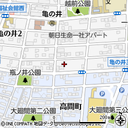 愛知県名古屋市名東区亀の井3丁目58周辺の地図