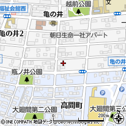 愛知県名古屋市名東区亀の井3丁目55周辺の地図