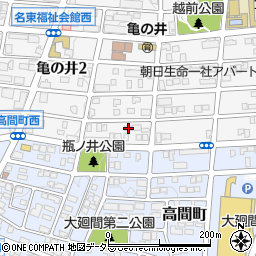 愛知県名古屋市名東区亀の井2丁目292周辺の地図