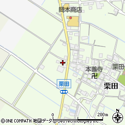 滋賀県愛知郡愛荘町栗田330周辺の地図