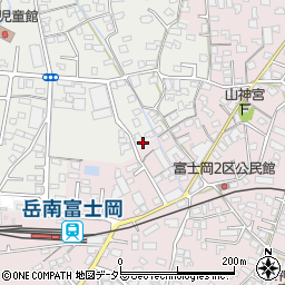 静岡県富士市比奈88周辺の地図