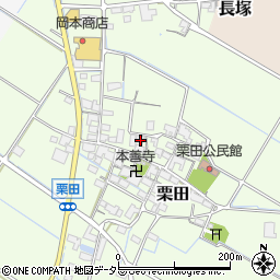 滋賀県愛知郡愛荘町栗田498周辺の地図