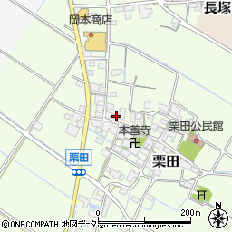 滋賀県愛知郡愛荘町栗田446周辺の地図