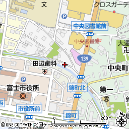 静岡県富士市永田北町1-10周辺の地図