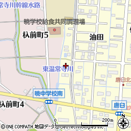 愛知県津島市唐臼町囲外周辺の地図