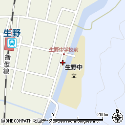 兵庫県朝来市生野町口銀谷2108周辺の地図