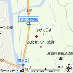 兵庫県宍粟市波賀町上野252周辺の地図