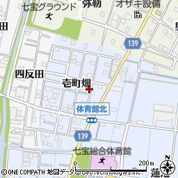 愛知県あま市七宝町伊福壱町畑129周辺の地図