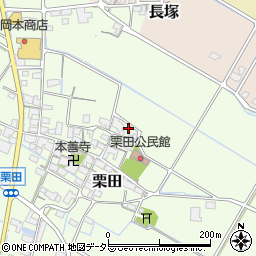 滋賀県愛知郡愛荘町栗田823周辺の地図