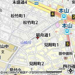 山崎川周辺の地図