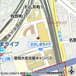 愛知県名古屋市中村区平池町4丁目周辺の地図