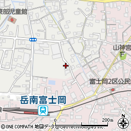 静岡県富士市比奈92周辺の地図