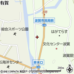 兵庫県宍粟市波賀町上野195周辺の地図