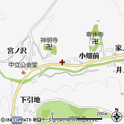 愛知県豊田市中立町森下周辺の地図