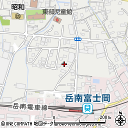 静岡県富士市比奈125周辺の地図
