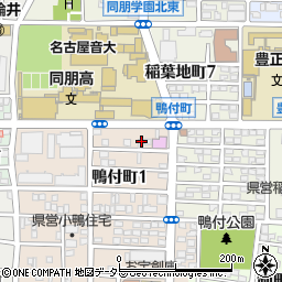 愛知県名古屋市中村区鴨付町1丁目18周辺の地図