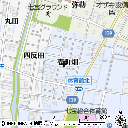 愛知県あま市七宝町伊福壱町畑周辺の地図