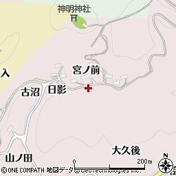 愛知県豊田市玉野町周辺の地図