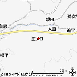 愛知県豊田市中立町庄ノ口周辺の地図