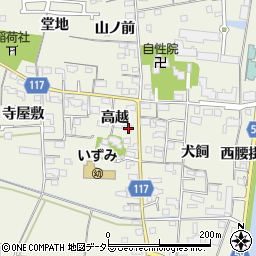 愛知県海部郡大治町砂子高越1725-1周辺の地図