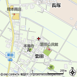 滋賀県愛知郡愛荘町栗田502周辺の地図