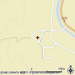岡山県真庭郡新庄村210周辺の地図