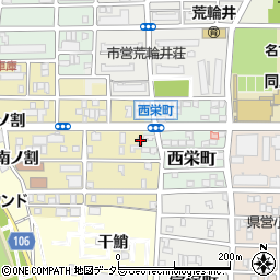 愛知県名古屋市中村区岩上町114周辺の地図