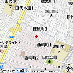 愛知県名古屋市千種区西崎町1丁目10周辺の地図