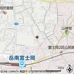 静岡県富士市比奈85周辺の地図