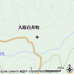 京都府京都市左京区大原百井町36周辺の地図
