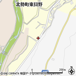 三重県いなべ市北勢町東貝野2458周辺の地図