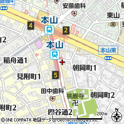 名古屋個別指導学院　本山校周辺の地図
