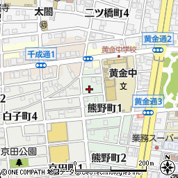 アッシュコート名古屋周辺の地図