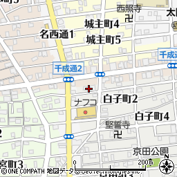 愛知県名古屋市中村区白子町1丁目19周辺の地図