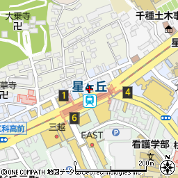 武田塾　名古屋星ヶ丘校周辺の地図