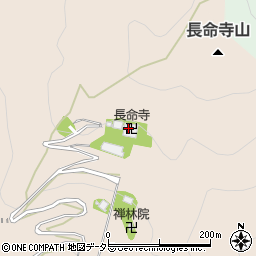 長命寺周辺の地図