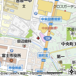静岡県富士市永田北町10-3周辺の地図