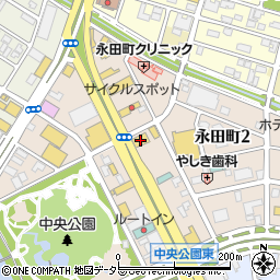 東海三菱富士中央店周辺の地図