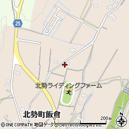 三重県いなべ市北勢町飯倉428周辺の地図