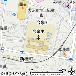 静岡県富士市今泉3丁目17周辺の地図