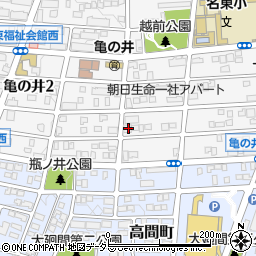 愛知県名古屋市名東区亀の井3丁目50周辺の地図