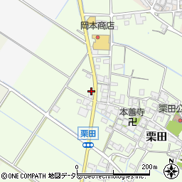滋賀県愛知郡愛荘町栗田334周辺の地図