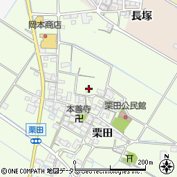滋賀県愛知郡愛荘町栗田500周辺の地図