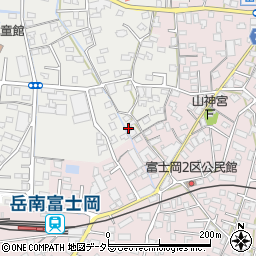 静岡県富士市比奈21周辺の地図