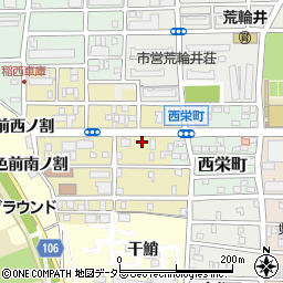 愛知県名古屋市中村区岩上町106周辺の地図
