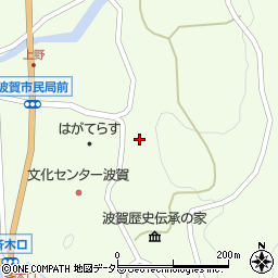 兵庫県宍粟市波賀町上野271-1周辺の地図