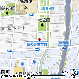 愛知県名古屋市名東区亀の井3丁目142周辺の地図