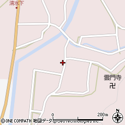 兵庫県多可郡多可町加美区清水89周辺の地図