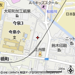 静岡県富士市今泉3丁目19周辺の地図